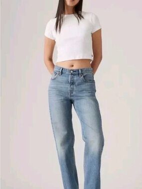 Levi’s 501 90s Lightweight, medium wash. Make me an offer.